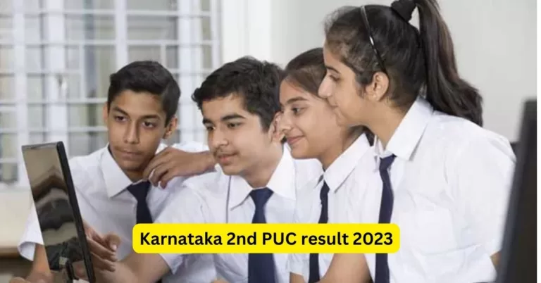 2nd PUC Karnataka result 2023 | 2nd PUC result 2023
