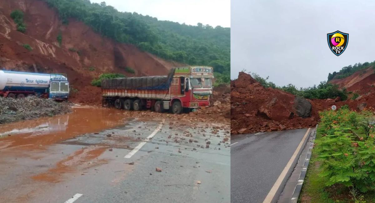 ಅಂಕೋಲಾ ಹೆದ್ದಾರಿಯಲ್ಲಿ ಗುಡ್ಡ ಕುಸಿತ Ankola hill Collapse