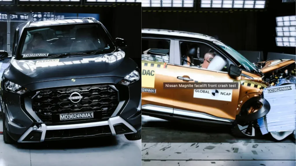 2025 New Nissan Magnite Crash test
